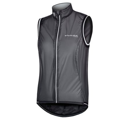 Ärmellose Jacke ENDURA ADRENALINE RACE FS260-PRO Damen Schwarz