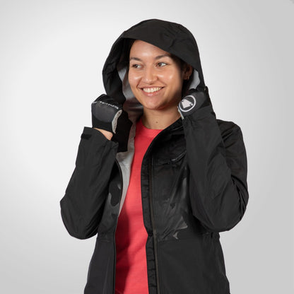 Jacke ENDURA SINGLETRACK II Damen Schwarz