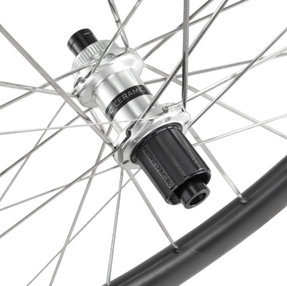 Hinterrad MAVIC COSMIC SLR 45 Tubeless Ready (Center Lock) Schwarz/Silber