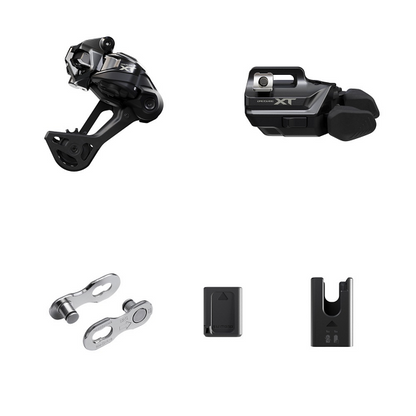 Upgrade-Kit SHIMANO XT Di2 M8250 Wireless SGS Langer Käfig Hebelmontage