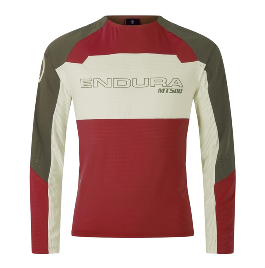 ENDURA MT500 BURNER LITE Langarmtrikot Rot 2025