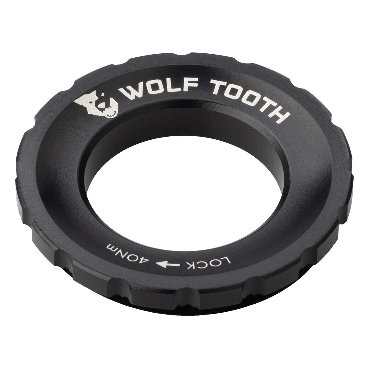 WOLF TOOTH Centerlock-Außenmutter, schwarz