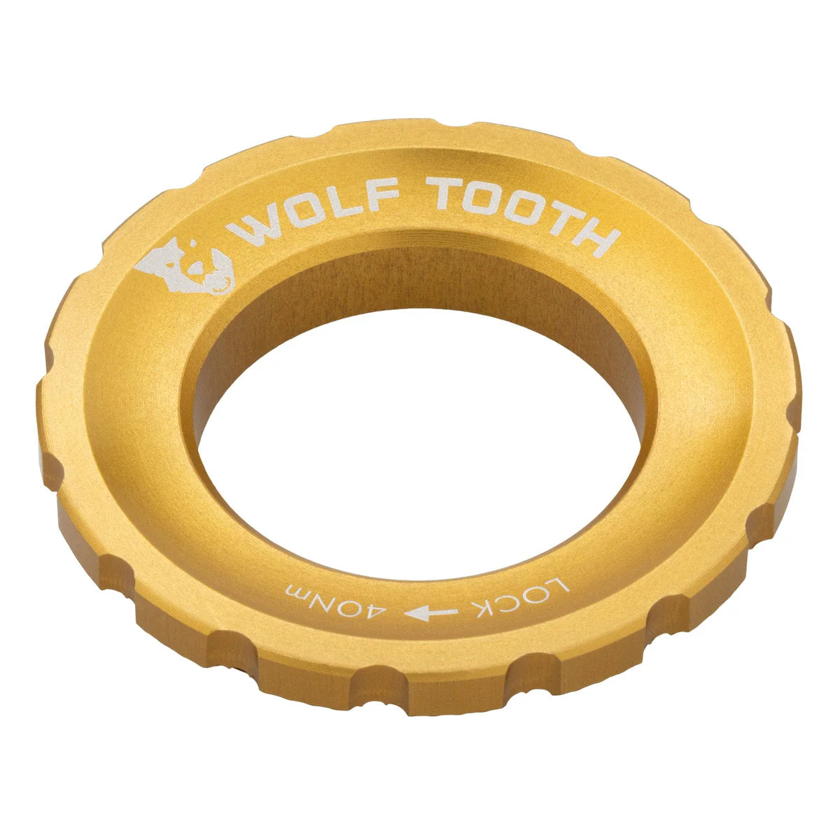 WOLF TOOTH Centerlock-Außenmutter, Gold