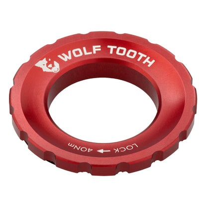 Externe Centerlock-Mutter WOLF TOOTH Rot