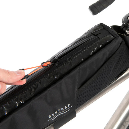Rahmentasche RESTRAP RACE TOP TUBE BAG LONG 2 L Schwarz