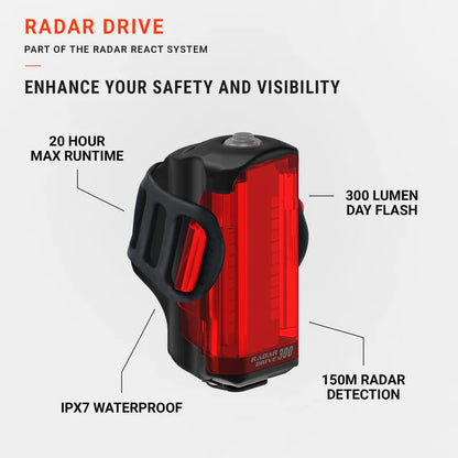 Rücklicht LEZYNE RADAR DRIVE