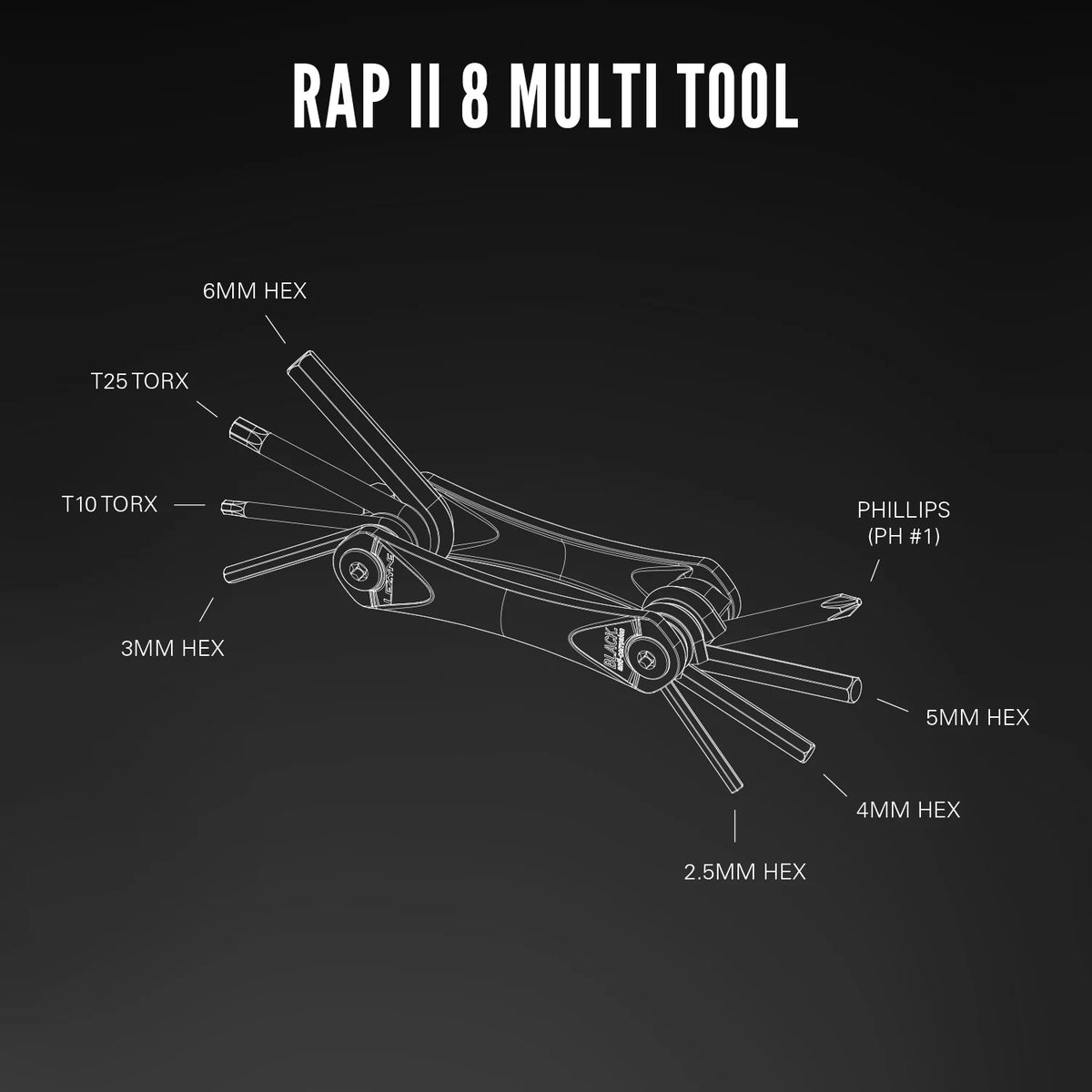 LEZYNE RAP II 8 Multitool