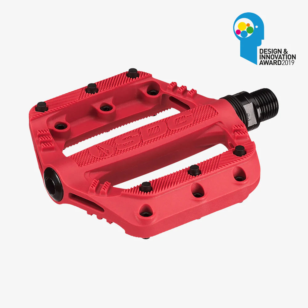 Flat Pedals SDG SLATER Junior Rot