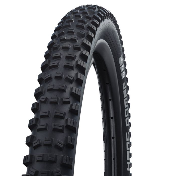 Reifen SCHWALBE HANS DAMPF 26x2.35 ADDIX Performance Twinskin Tubeless Ready Weich Schwarz