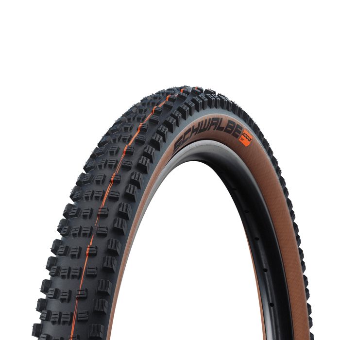 Reifen SCHWALBE WICKED WILL 29x2.40 ADDIX SOFT SUPERRACE Tubeless Ready Weich Braun