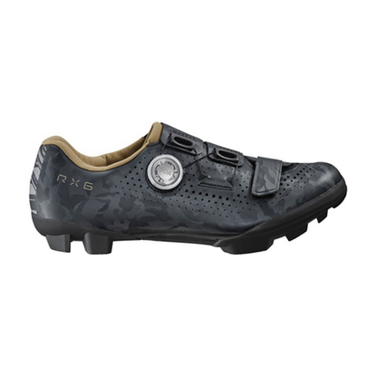 SHIMANO RX600 XC-/Gravel-Damen-MTB-Schuhe Grau/Schwarz