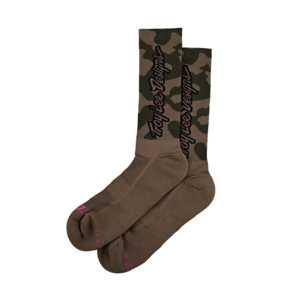 Socken TROY LEE DESIGNS PERFORMANCE SCRUBLAND Camouflage Khaki 2025