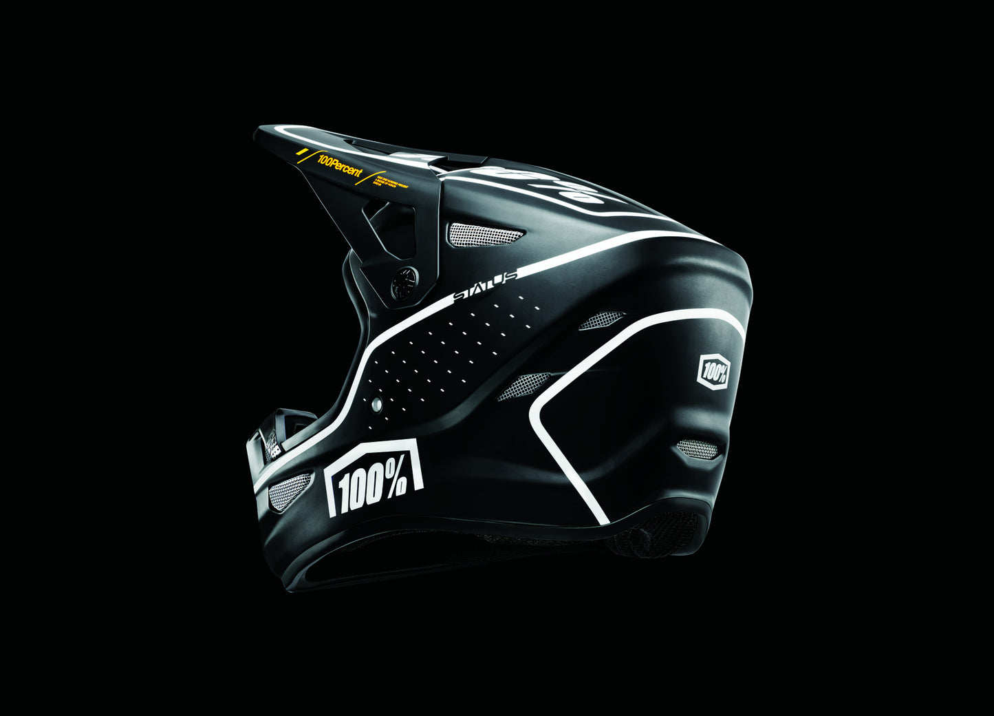 MTB-Helm 100% STATUS Schwarz