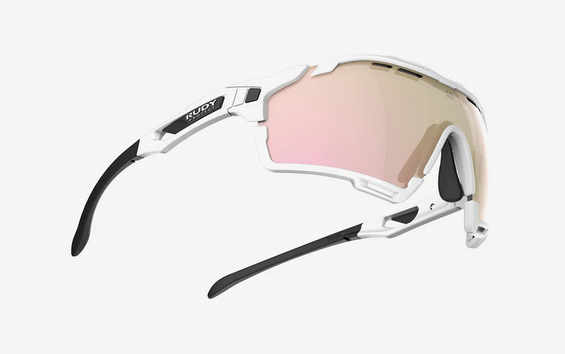 RUDY PROJECT CUTLINE Brille Weiß Gläser RP Optics Multilaser Rose Gold