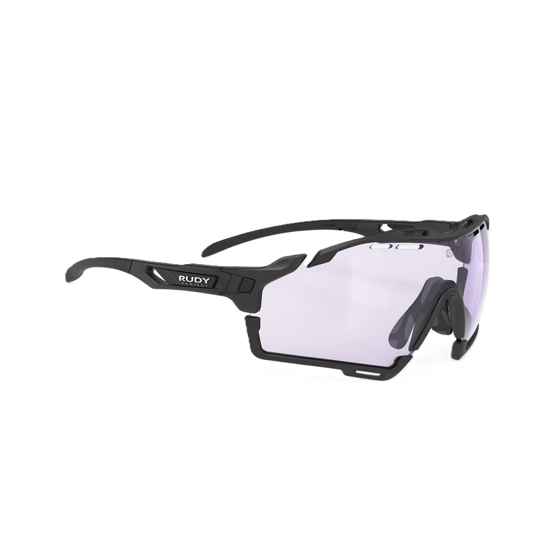 RUDY PROJECT CUTLINE Brille Schwarz Matt IMPACTX™ Photochromatische Gläser Laser Purple
