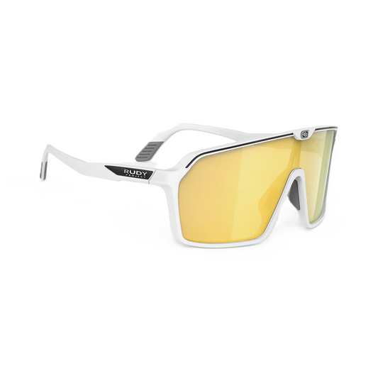 RUDY PROJECT SPINSHIELD Brille Weiß Gläser RP Optics Multilaser Gold