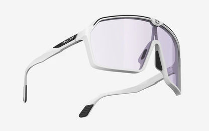 Brille RUDY PROJECT SPINSHIELD Weiß Gläser IMPACTX™ Photochrom Laser Purple