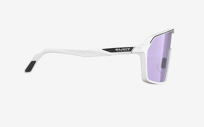 Brille RUDY PROJECT SPINSHIELD Weiß Gläser IMPACTX™ Photochrom Laser Purple
