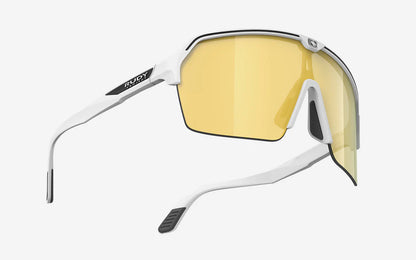 Brille RUDY PROJECT SPINSHIELD AIR Weiß Matt Gläser RP Optics Multilaser Gold
