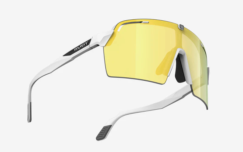 RUDY PROJECT SPINSHIELD PRO Brille Weiß Gläser RP Optics Multilaser Yellow