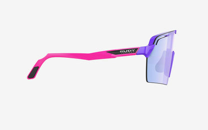 Brille RUDY PROJECT SPINSHIELD PRO Rosa/Violett Gläser RP Optics Multilaser Ice
