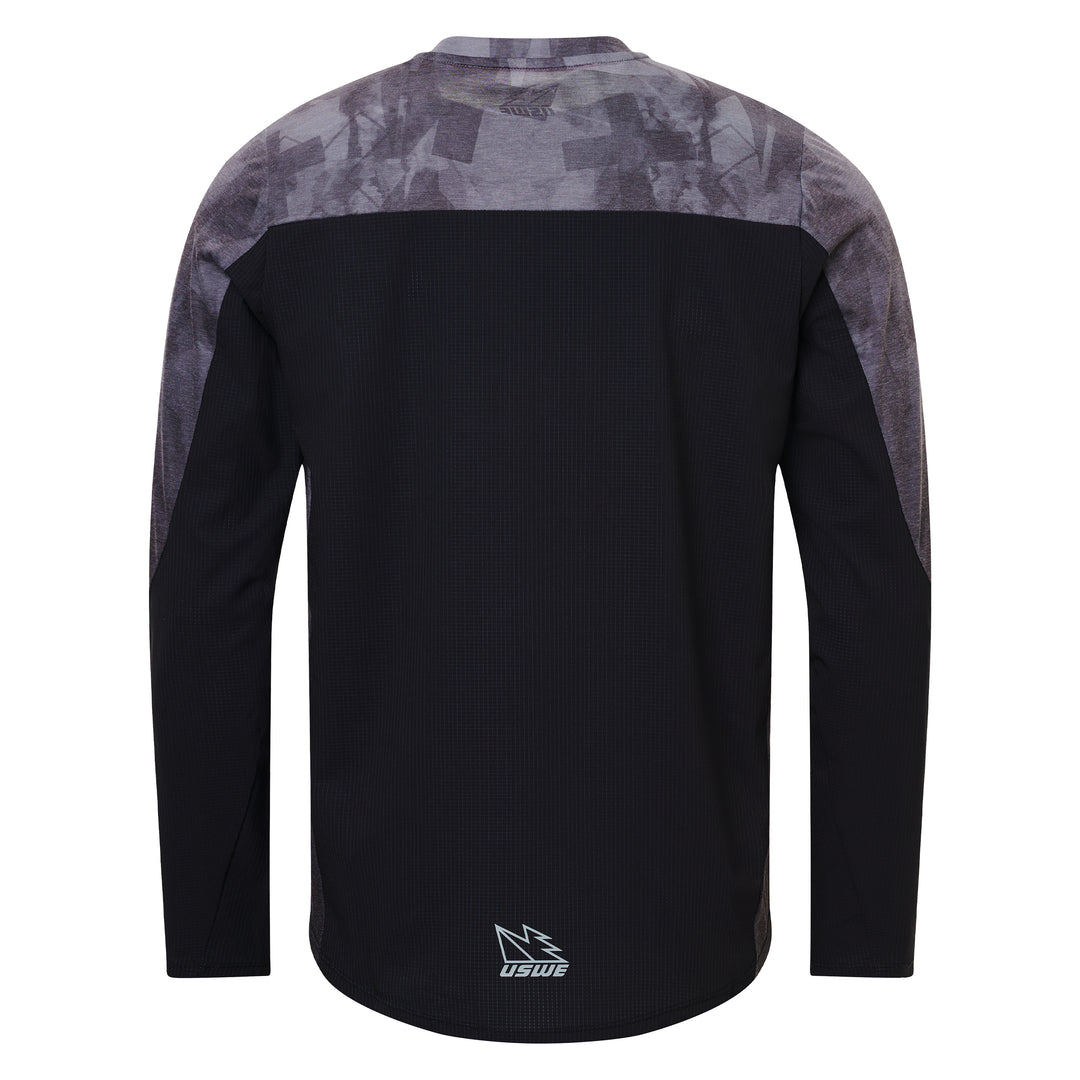 USWE SPOKE MTB Trikot Langarm Schwarz