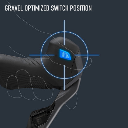 Rechter Hebel und hinterer Bremssattel SHIMANO GRX RX825 12-fach