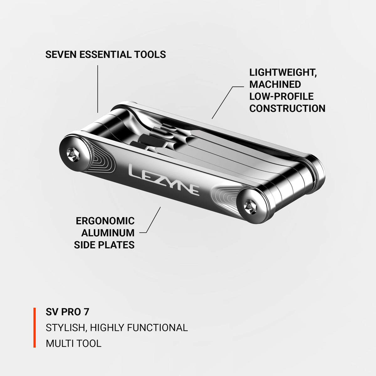 Lezyne SV Pro 7, Detailansicht der Bits