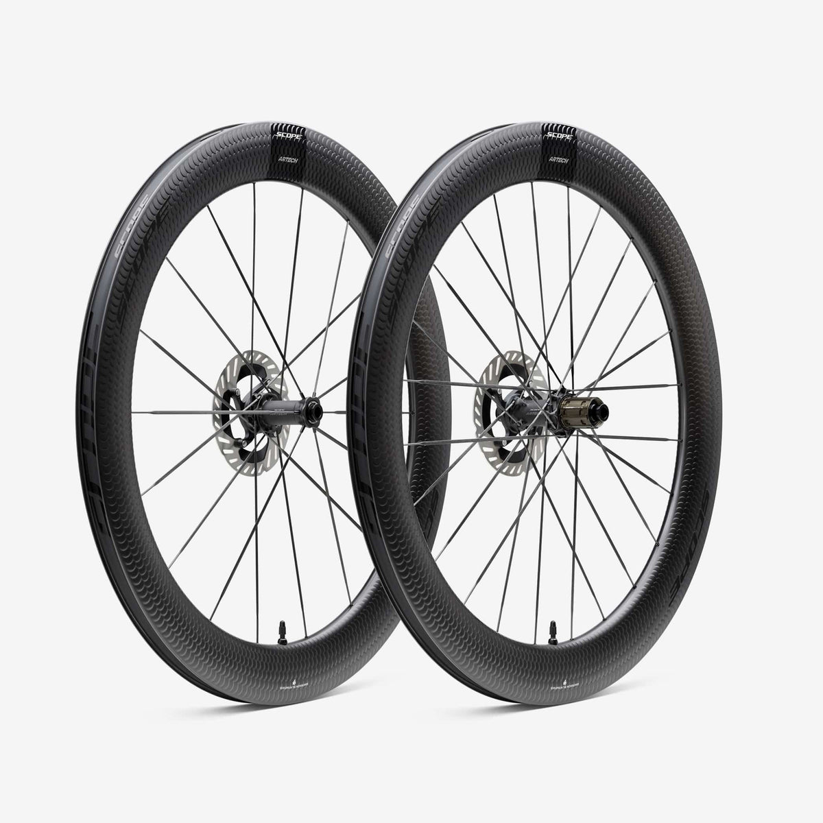 Paire de Roues SCOPE Artech 6.A All-Road Tubeless Ready (Centerlock) Noir