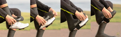 Überschuh VELOTOZE HAUTES NÉOPRÈNE Schwarz/Weiß