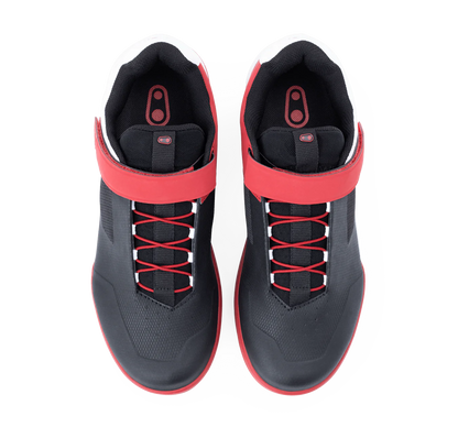 MTB-Schuhe CRANKBROTHERS STAMP SPEED LACE FLAT Schwarz/Rot/Weiß