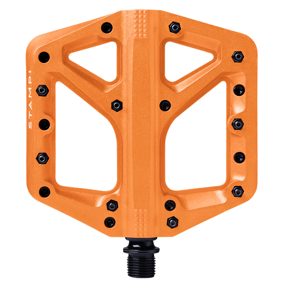 Pedale flach CRANKBROTHERS STAMP 1 Large Orange