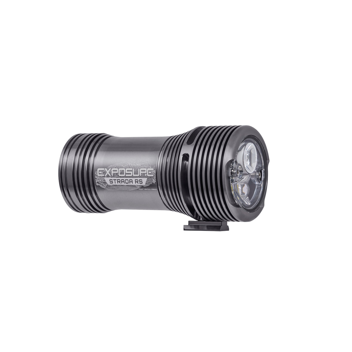 Fahrrad-Frontleuchte EXPOSURE LIGHTS Strada MK13 RS AKTIV Gunmetal-Schwarz
