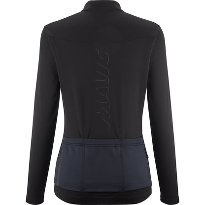 Trikot MAVIC AKSIUM THERMO Damen Langarm Schwarz