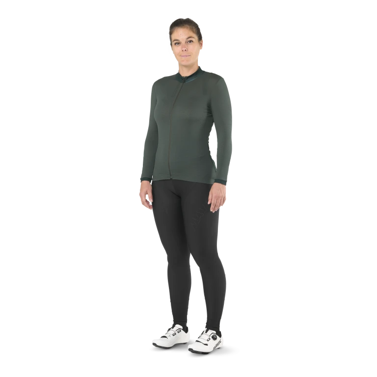 MAVIC AKSIUM Damen Trikot Langarm Grün