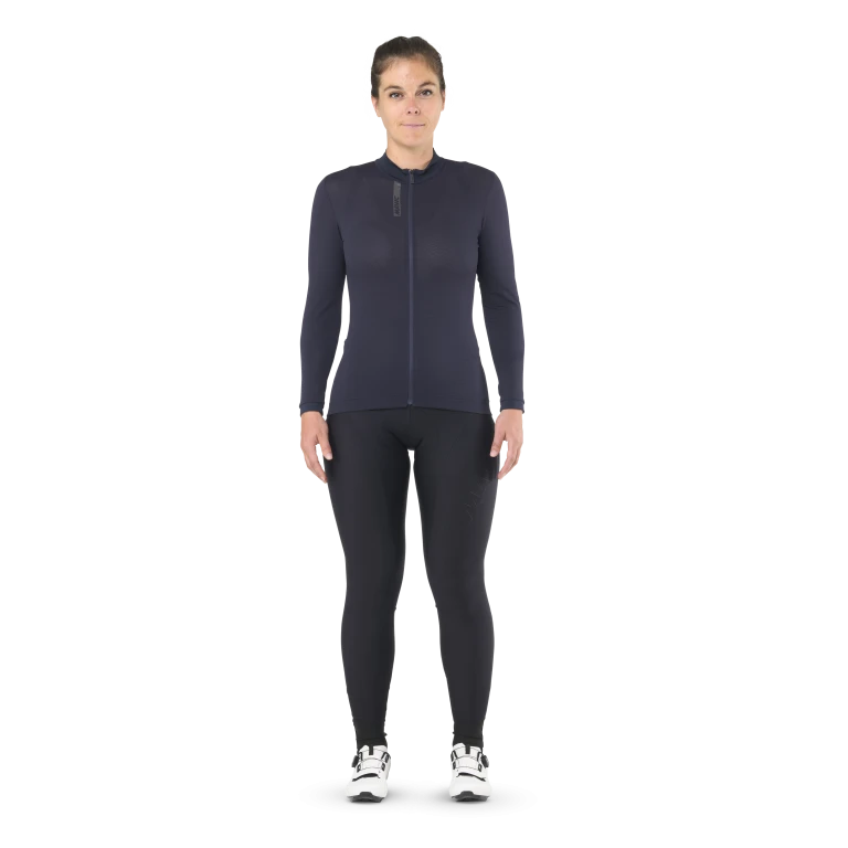 MAVIC AKSIUM Langarm Trikot Frau Blau