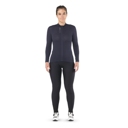Radtrikot MAVIC AKSIUM Langarm Damen Blau