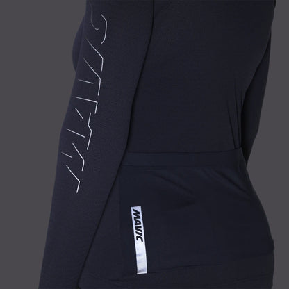 Radtrikot MAVIC AKSIUM Langarm Damen Blau