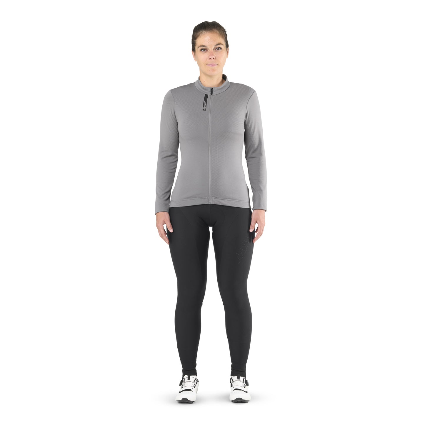 MAVIC AKSIUM THERMO Damen Langarm Trikot Grau