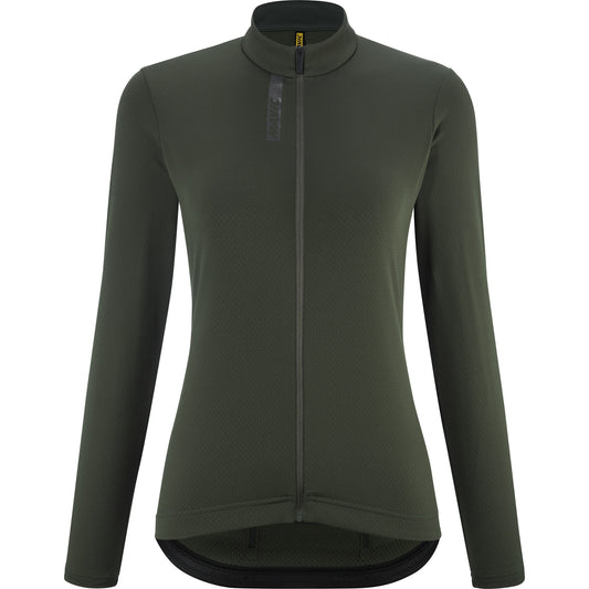 MAVIC AKSIUM THERMO Damen Langarm Trikot Grün