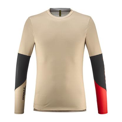 Trikot MAVIC DEEMAX ENDURO PRO Langarm Beige