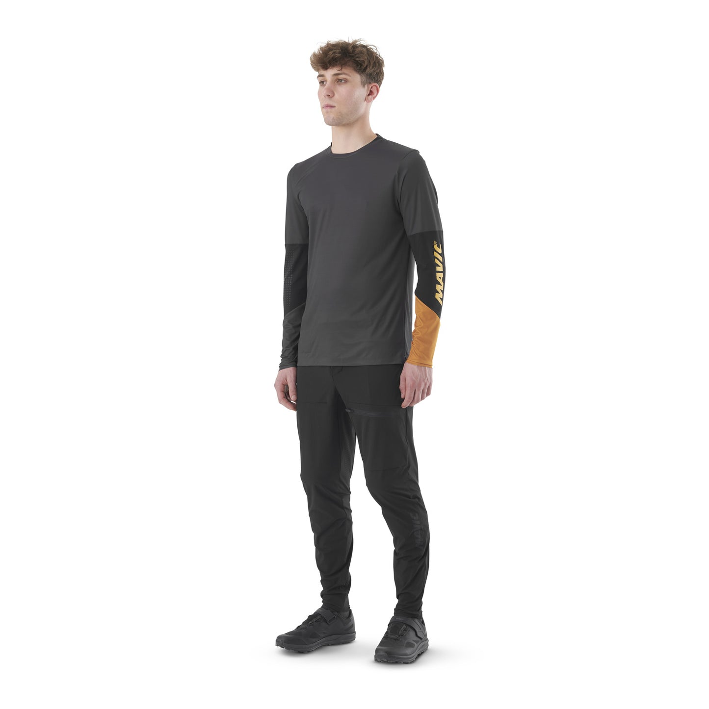 MAVIC DEEMAX ENDURO PRO Trikot Langarm Grau/Schwarz