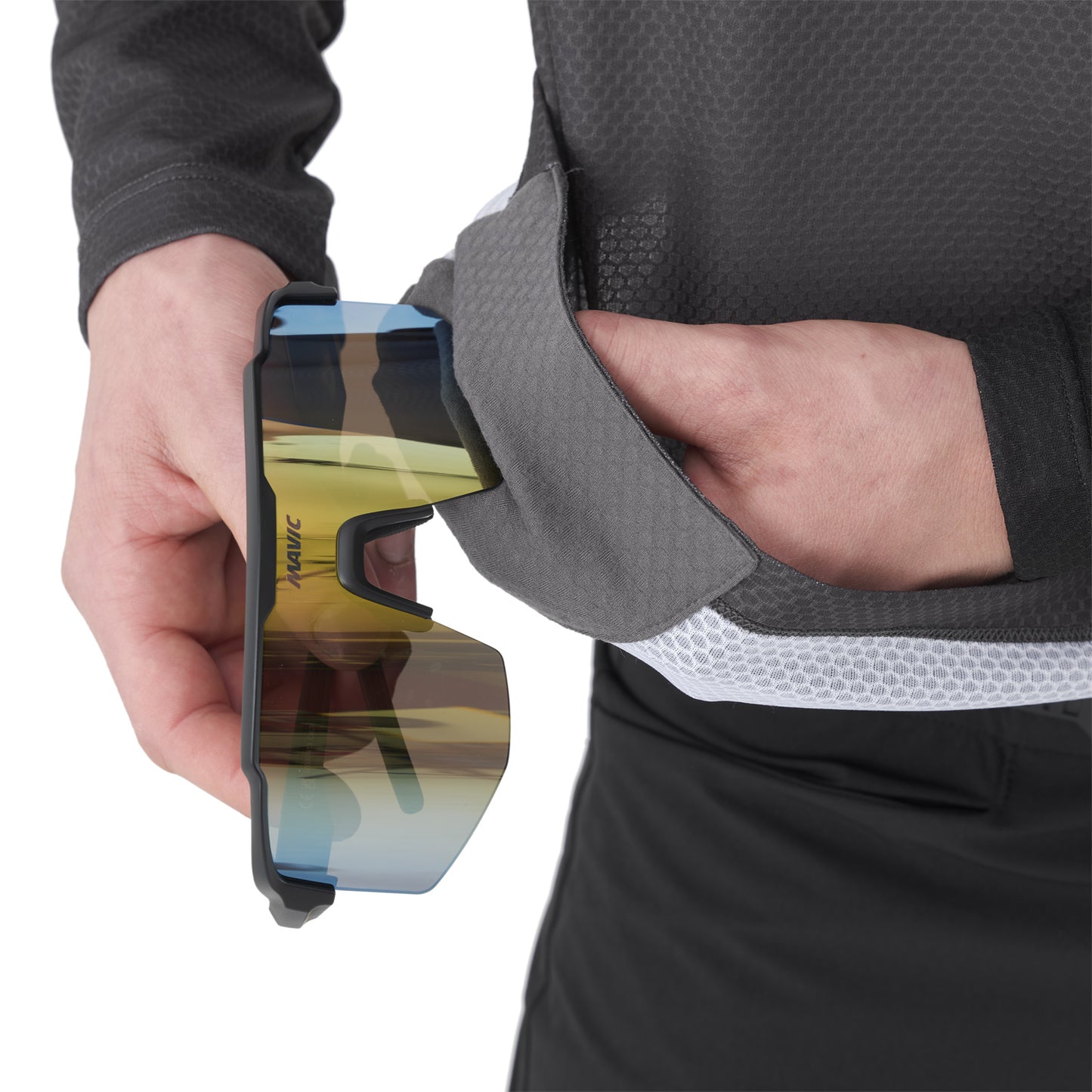 MAVIC DEEMAX ENDURO Trikot Langarm Braun/Beige