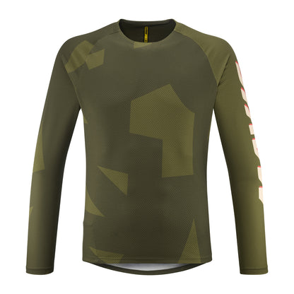 Trikot MAVIC DEEMAX ENDURO Lange Ärmel Camo Khaki