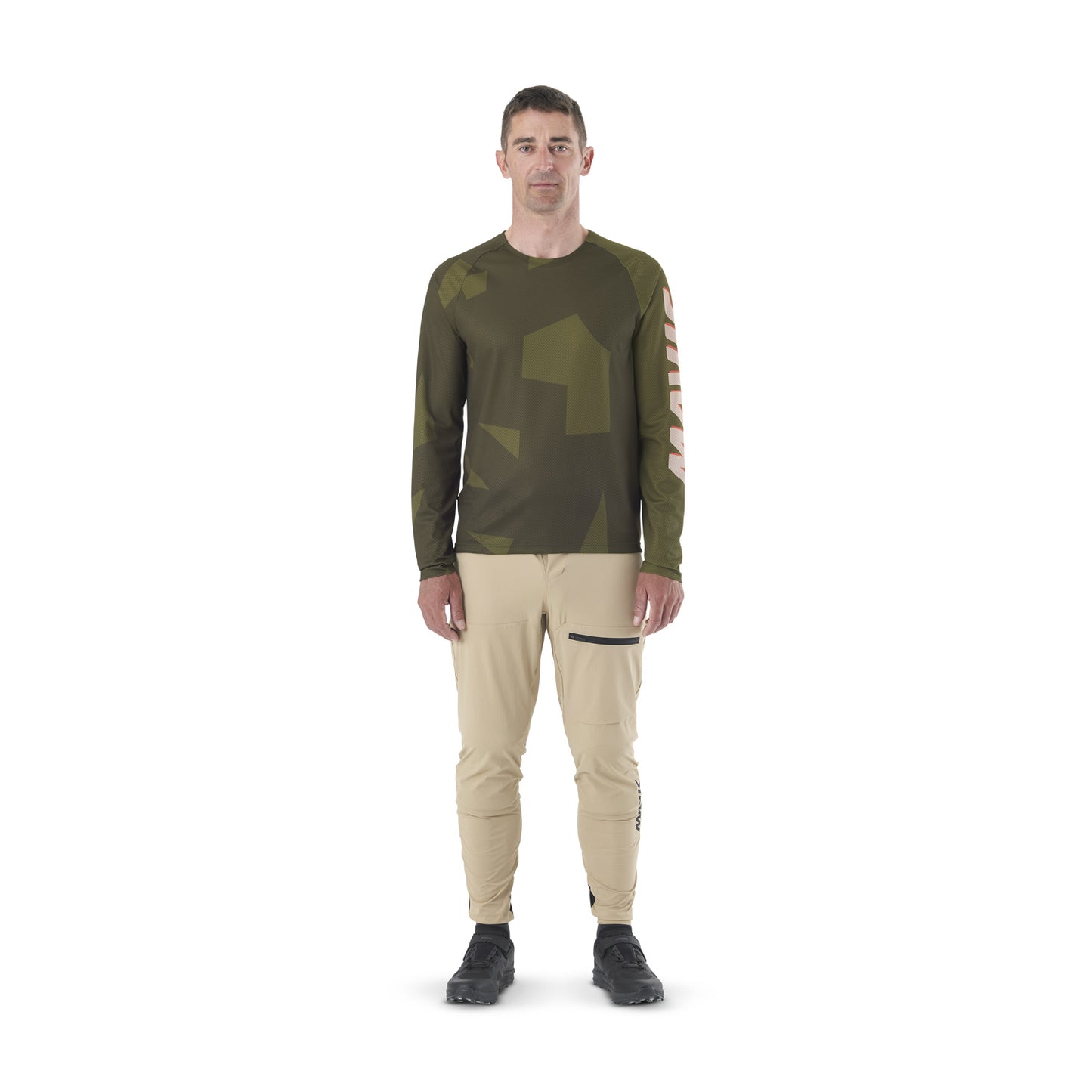 MAVIC DEEMAX ENDURO Trikot Langarm Camo Khaki