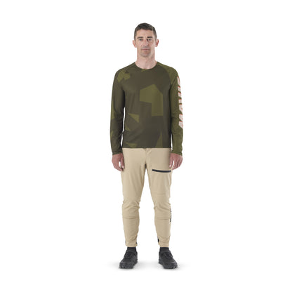 Trikot MAVIC DEEMAX ENDURO Lange Ärmel Camo Khaki