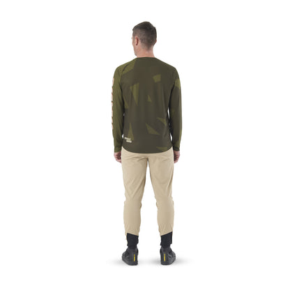 Trikot MAVIC DEEMAX ENDURO Lange Ärmel Camo Khaki