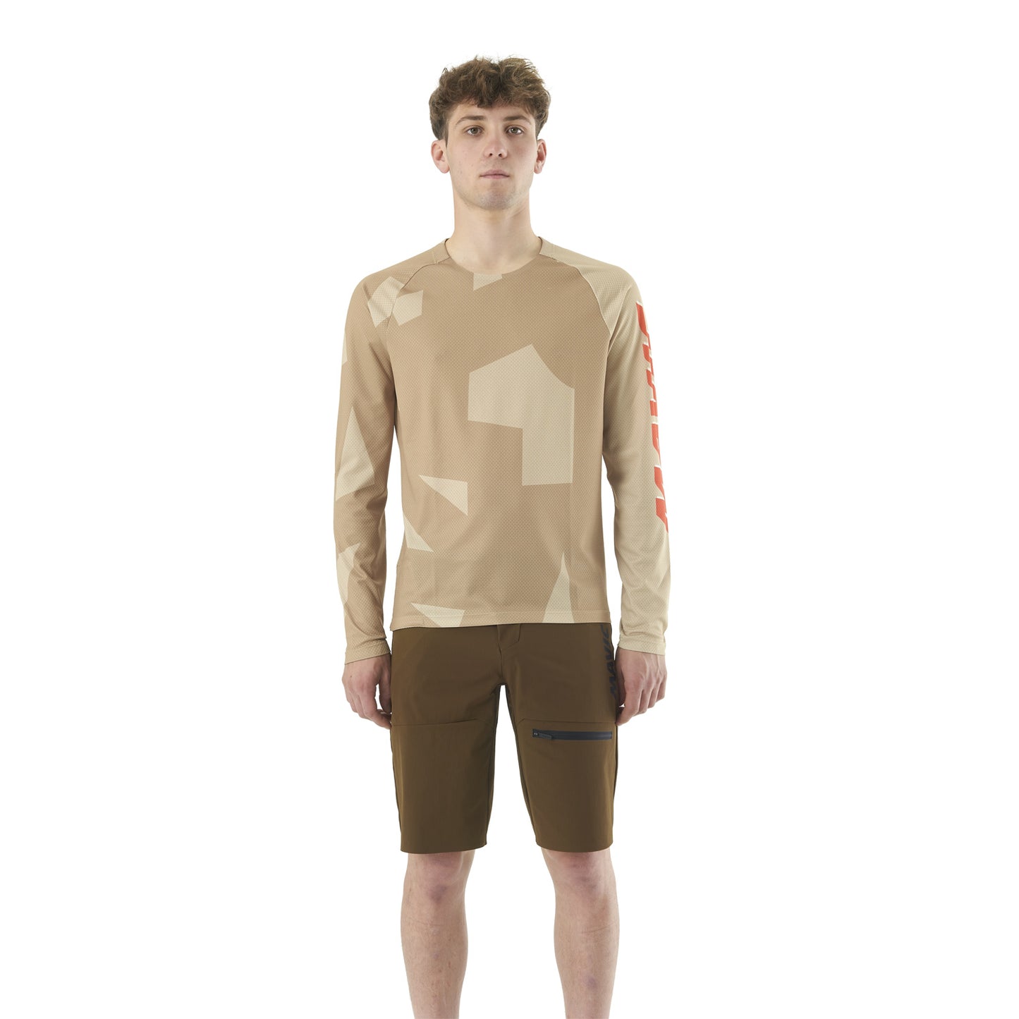 MAVIC DEEMAX ENDURO Trikot Langarm Camo Beige