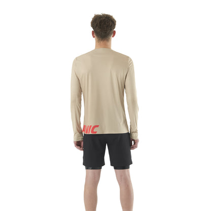 Trikot MAVIC CROSSTRAIL Lange Ärmel Beige