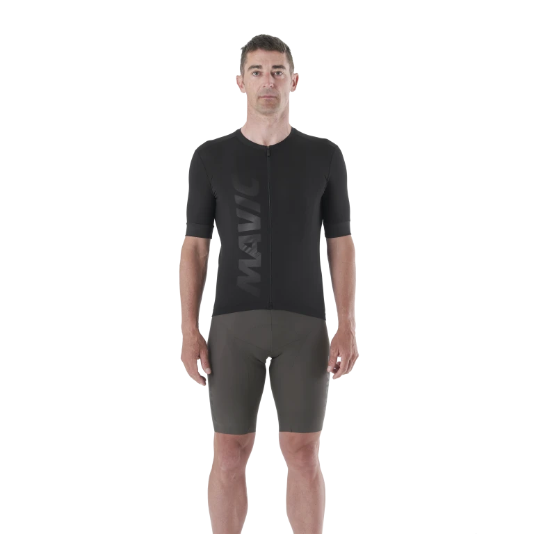 MAVIC AKSIUM Trikot Kurzarm Schwarz